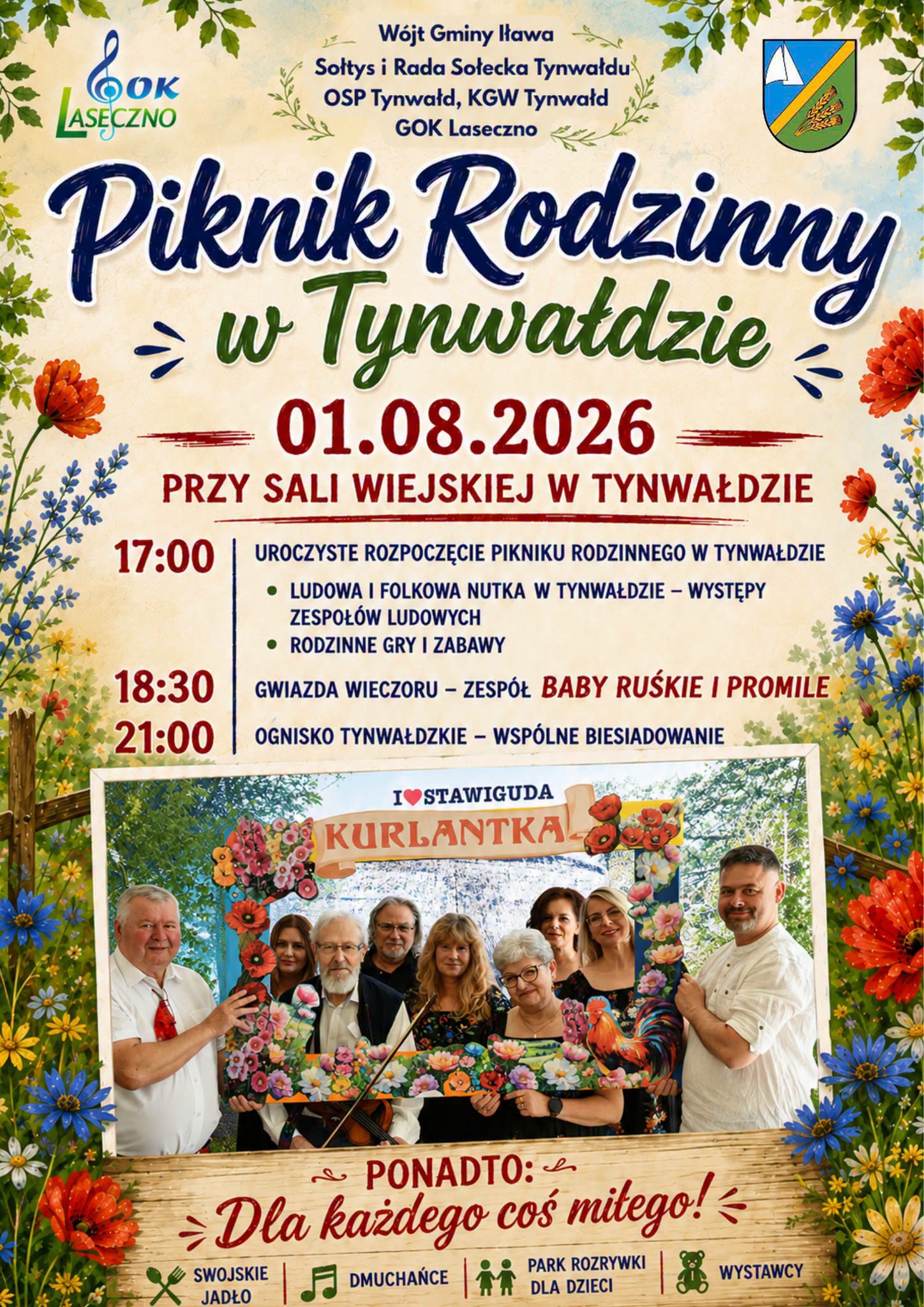 Piknik Rodzinny w Tynwałdzie – 01.08.2026