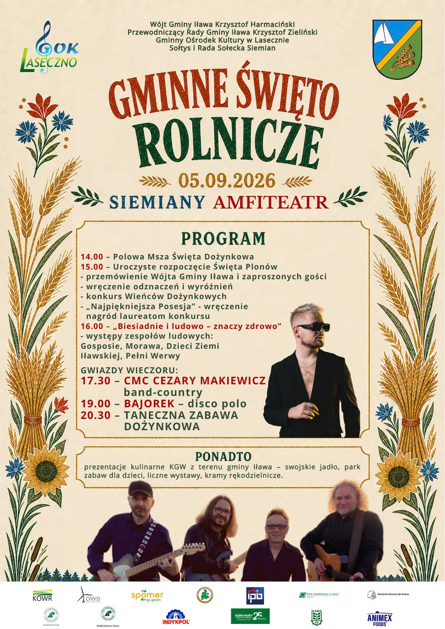 Gminne Święto Rolnicze – Siemiany 05.09.2026