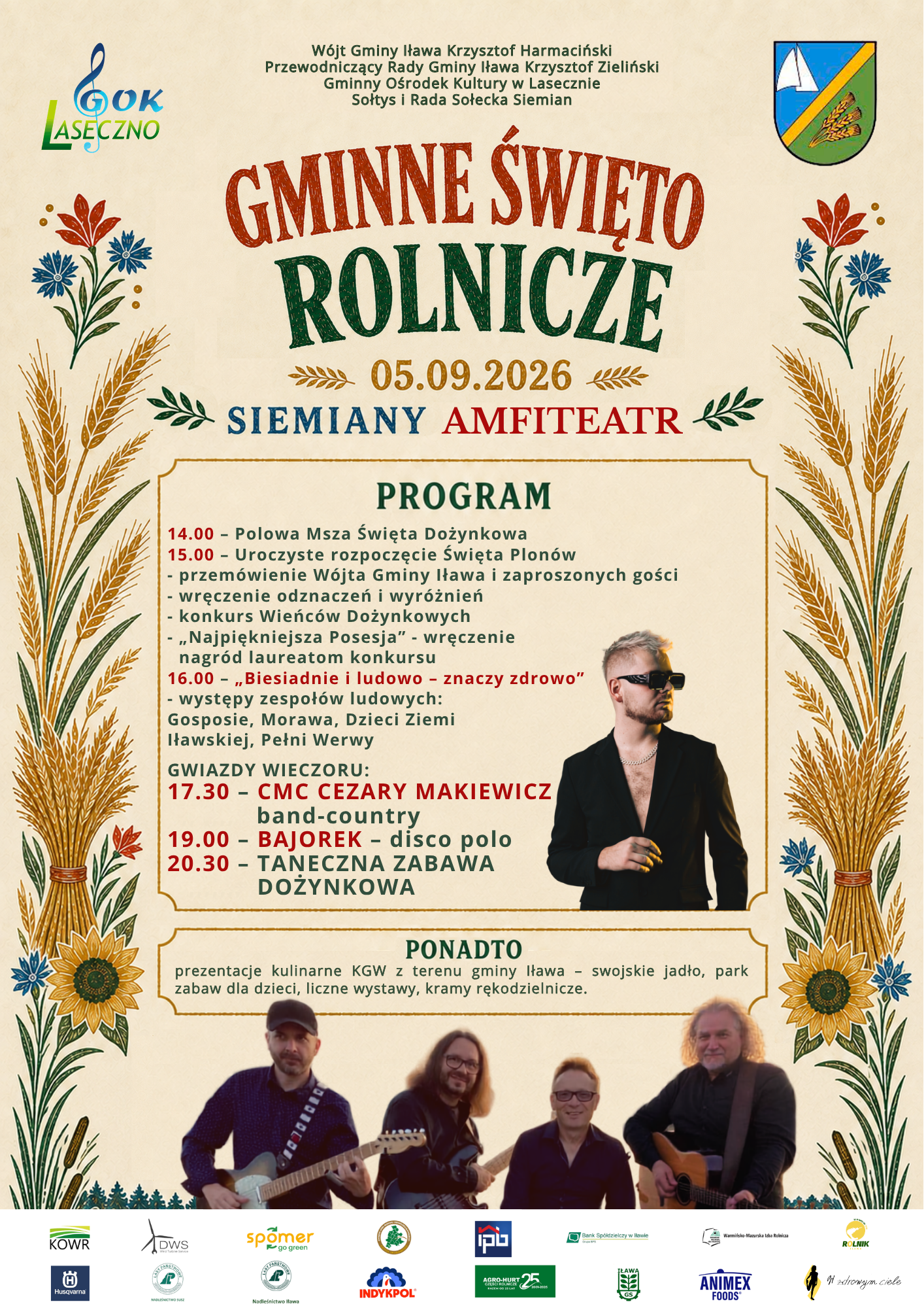 Gminne Święto Rolnicze – Siemiany 05.09.2026